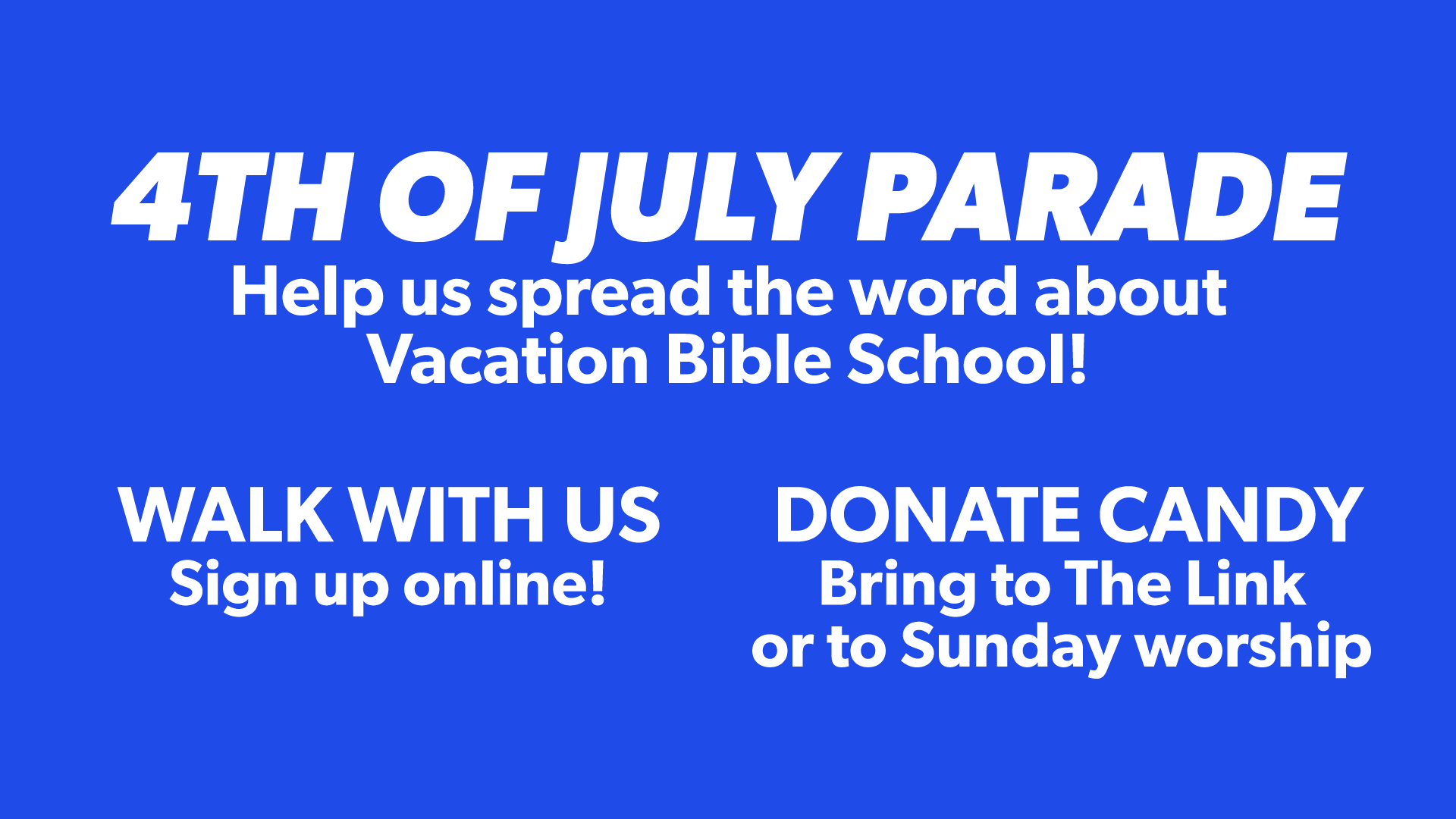 Parade SignUp Web